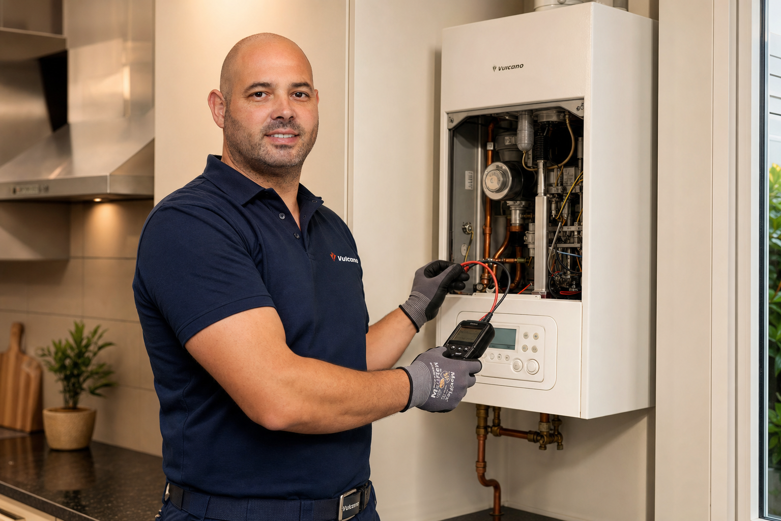 Técnico de assistência a caldeira Vulcano — reparação e manutenção ao domicílio